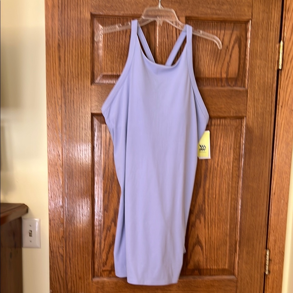 Xhilaration White Ribbed Halter Mini Dress